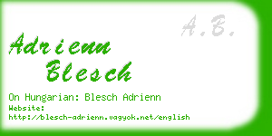adrienn blesch business card